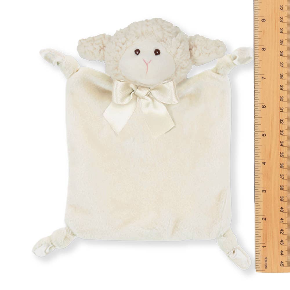 Bearington Collection - Wholesale Security/Cuddle Blanket - Baby - Wee Lamby Lamb Blankie2