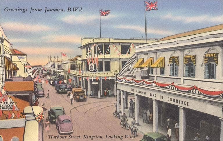 Found Image Press - Wholesale Magnet - Magnet MF-828 Greetings from Jamaica, BWI0