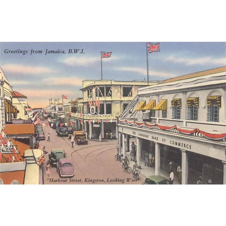 Found Image Press - Wholesale Magnet - Magnet MF-828 Greetings from Jamaica, BWI