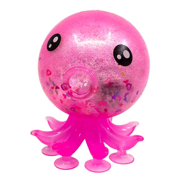 Novelty Brands - Wholesale Squishy Toy - Kids & Baby - So Much Fun! Squishy Light Up Octopus Boxed Toy - 12/Display1