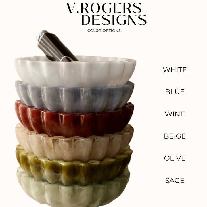 V.rogers Designs - Wholesale Decorative Plate/Dish/Bowl - Pia | Formed Pedestal Bowl – Handmade Functional Decor9