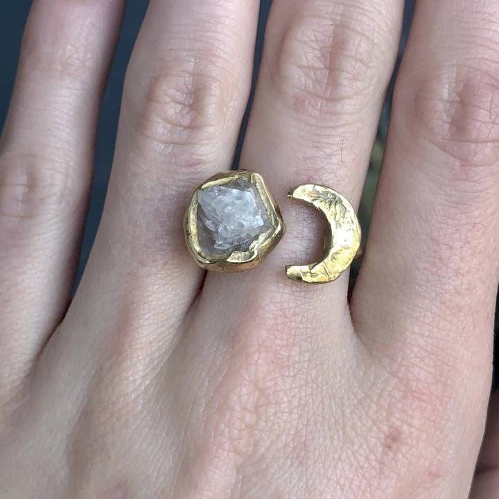 Emilie Shapiro Jewelry - Wholesale Cocktail/Statement Ring - Wax and Wane Ring4