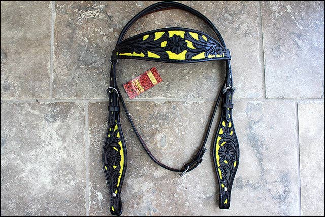 HILASON - Wholesale Horseback Riding Gear - HILASON Western Horse Headstall Breast Collar Set Tack Genuine American Leather | For Horses Headstalls49