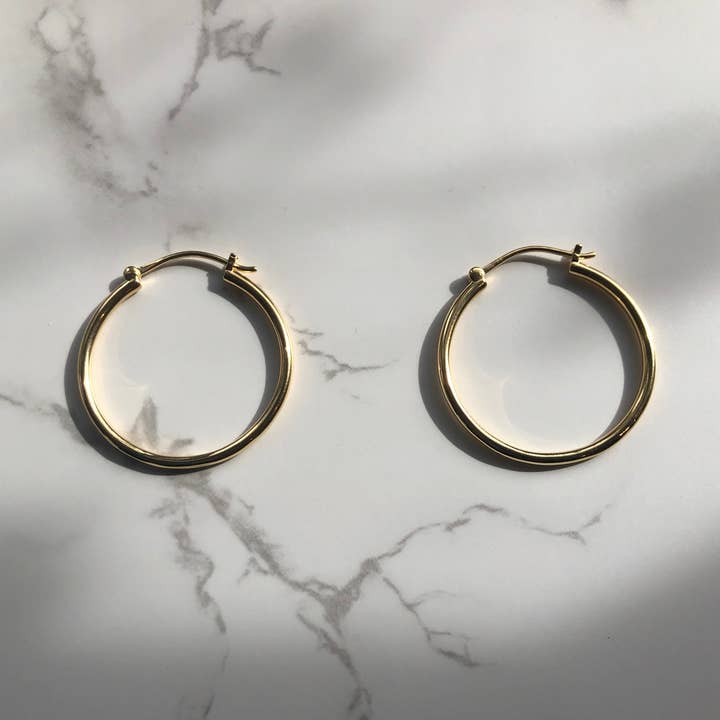 Convertible Infinity Hoop Earrings for wholesale by Treasure and Kin
