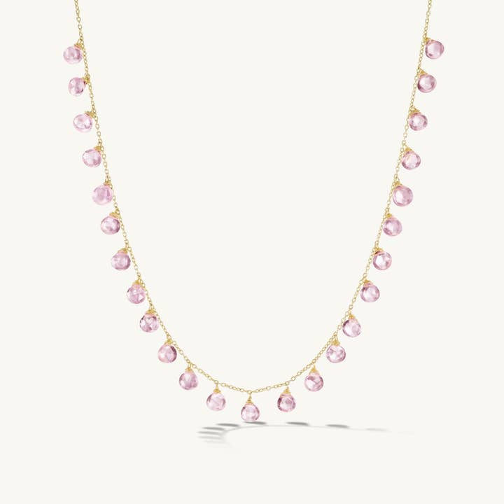 Vienna in Pink Topaz 14k for wholesale by ALÉIR