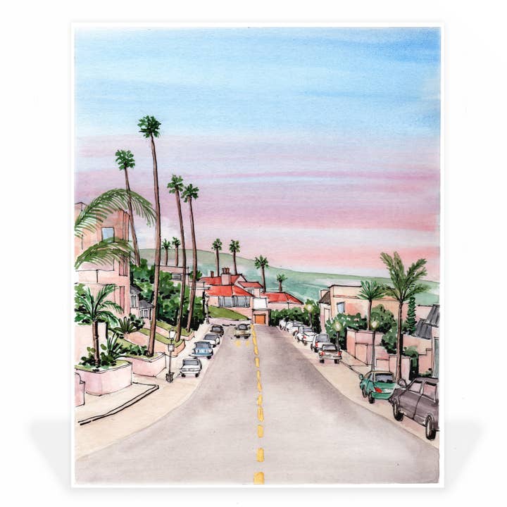 Couchers de soleil à Los Angeles pour la vente par Design by Streetlight