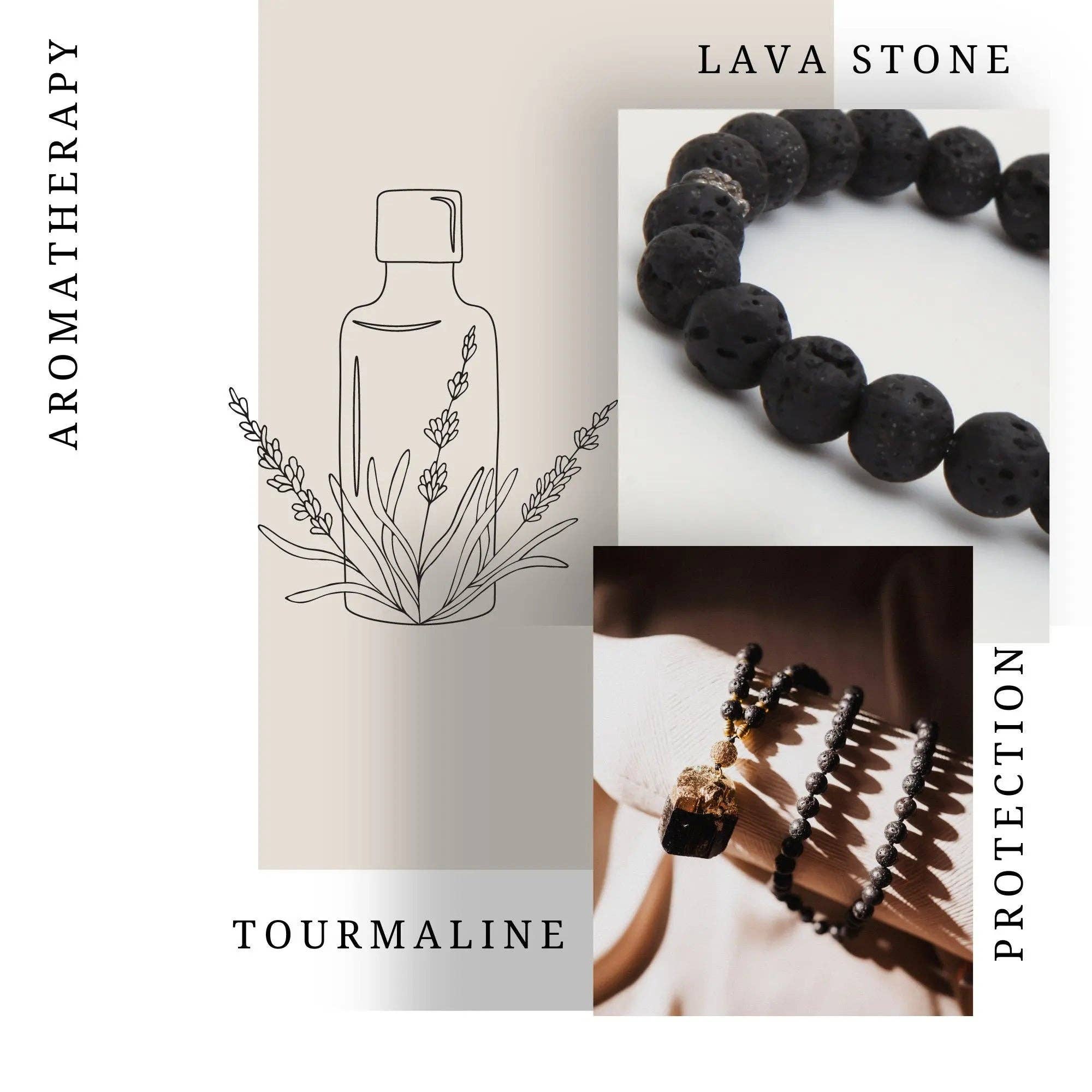 PHOEBE´S - Wholesale Pendant/Charm Necklace - Black Tourmaline Necklace | Aromatherapy Stone6