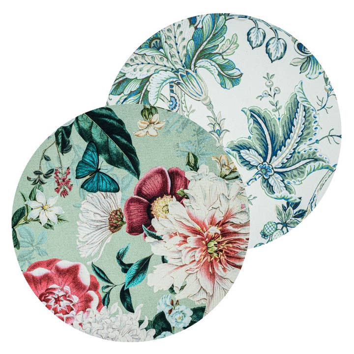 2 manteles individuales de algodón para venta al por mayor de Maria Vittoria Atelier