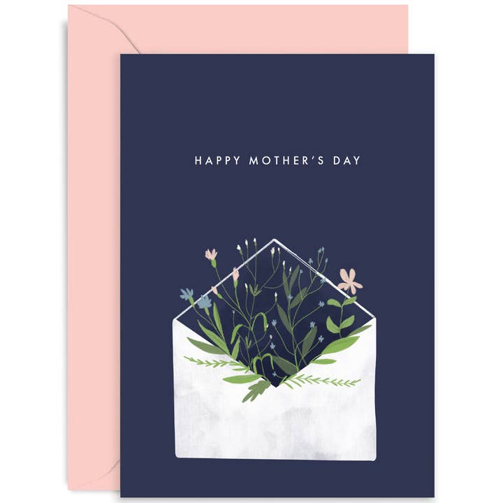 Old English Company - Vendita all'ingrosso Biglietti di auguri per la Festa della Mamma - Biglietto a busta con scritta «Happy Mother's Day», biglietto per la mamma