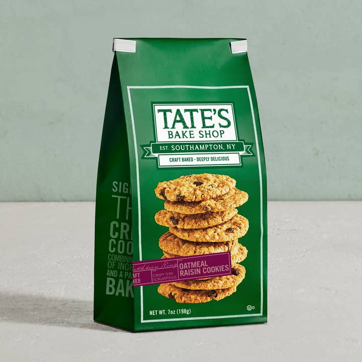 Tate's Bake Shop - Wholesale Cookie - Oatmeal Raisin Cookies | 7oz | 12 Count0