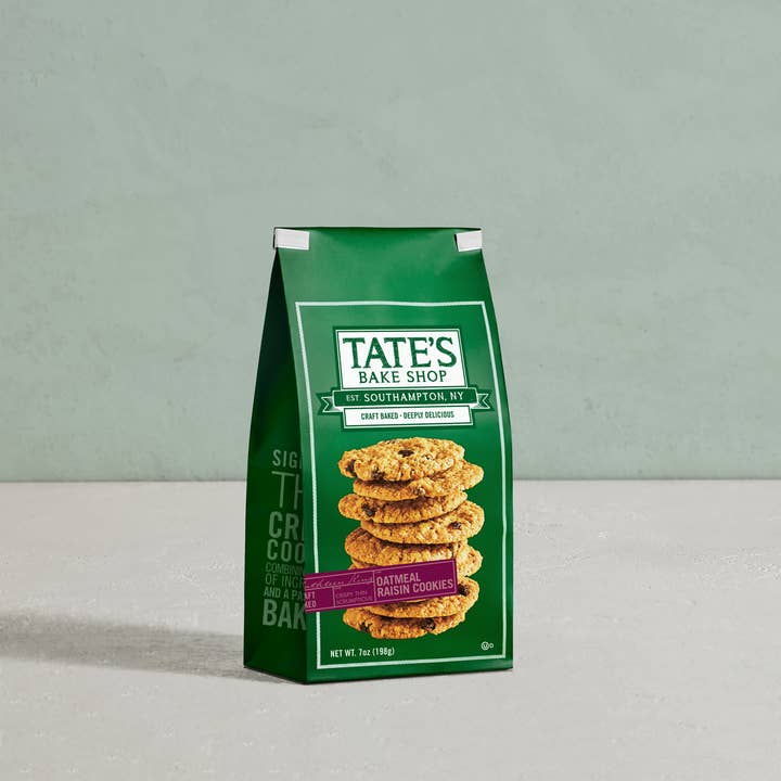 Tate's Bake Shop - Wholesale Cookie - Oatmeal Raisin Cookies | 7oz | 12 Count