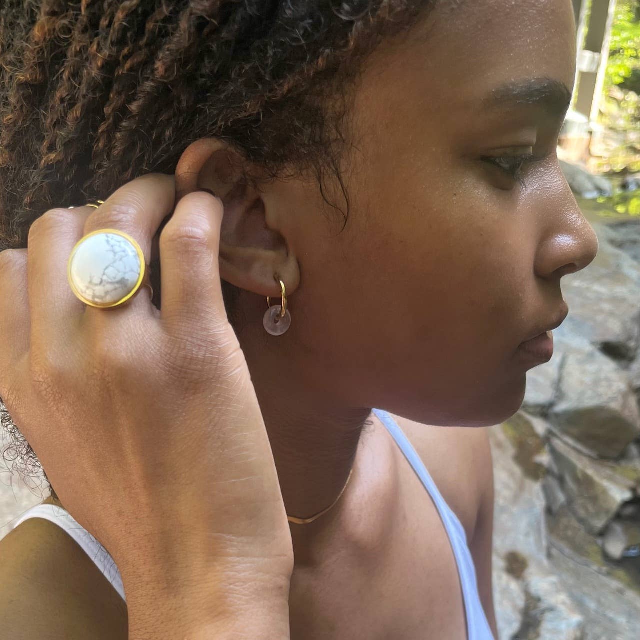 High Vibe Sentiments - Wholesale Hoop Earrings - Ear Candy Hoops1