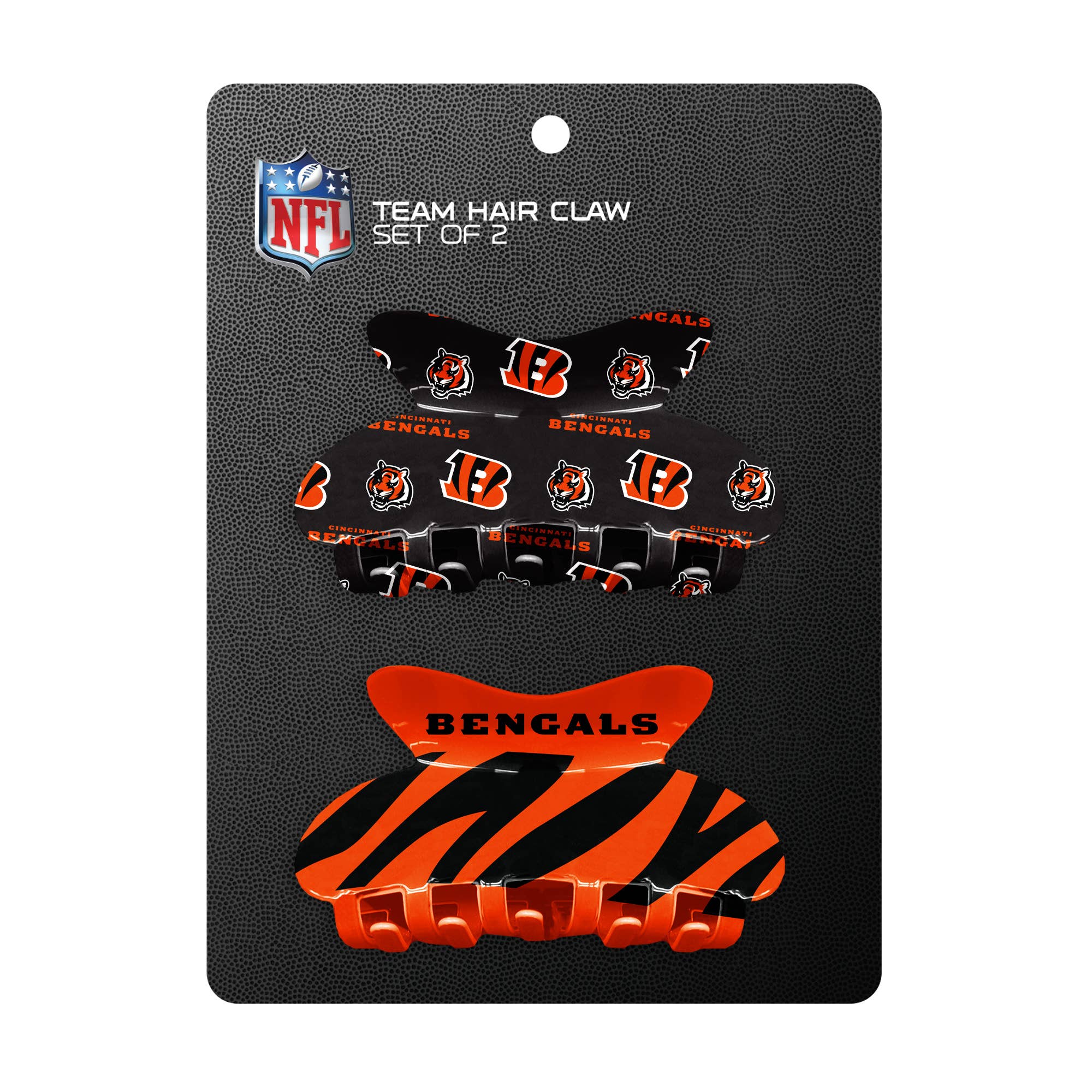 Little Earth Productions - Wholesale Hair Clip - Women's - NFL Cincinnati Bengals Team Hair Claw Set2