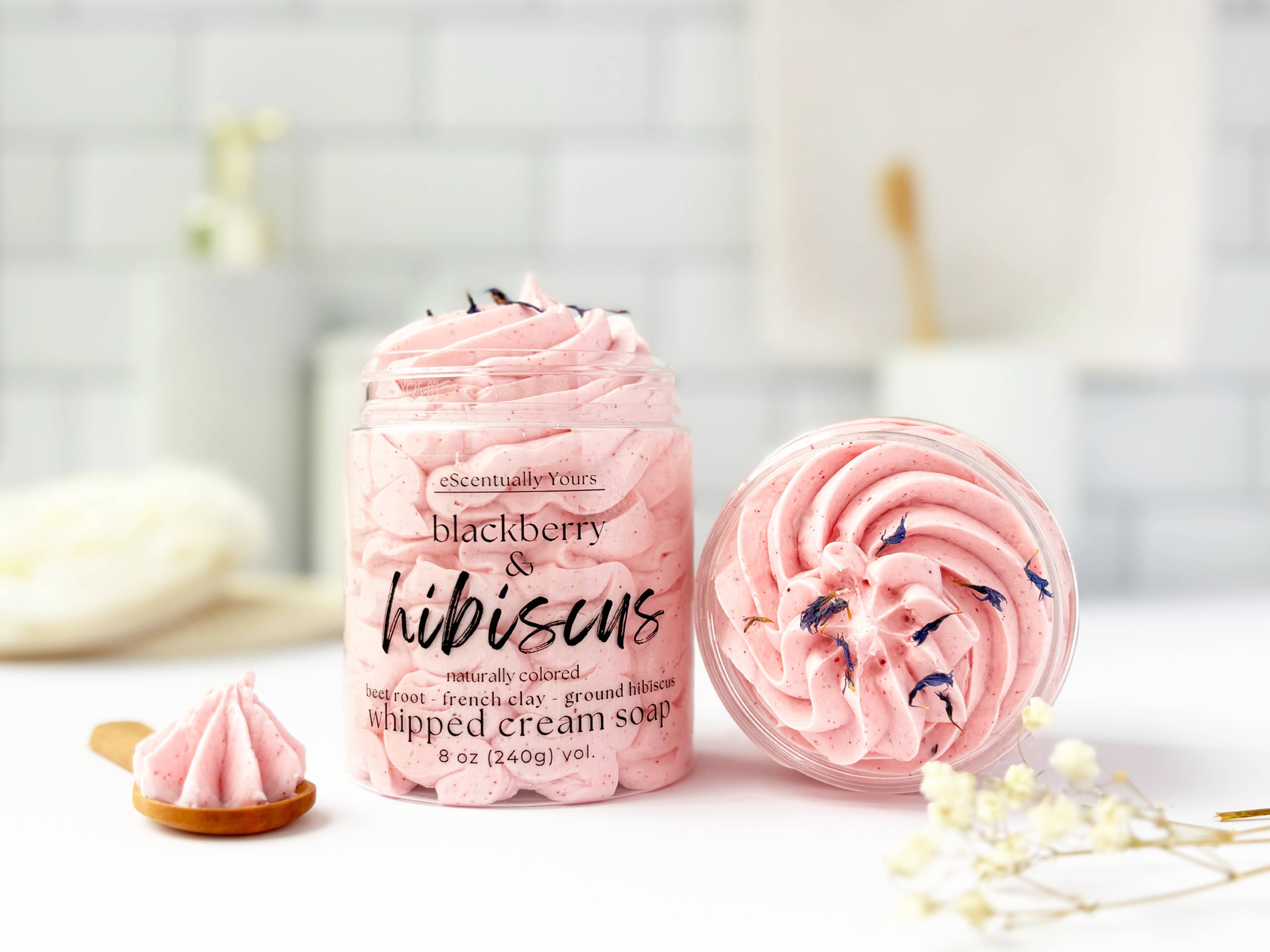 eScentually Yours - Wholesale Whipped Soap - Blackberry Hibiscus Whipped Soap & Shave Cream1