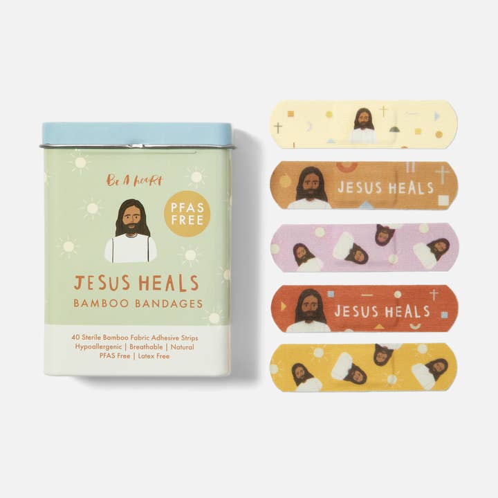 Be A Heart - Wholesale Bandaids/Bandages - Jesus Heals Bandages® – Bamboo & PFAS Free1