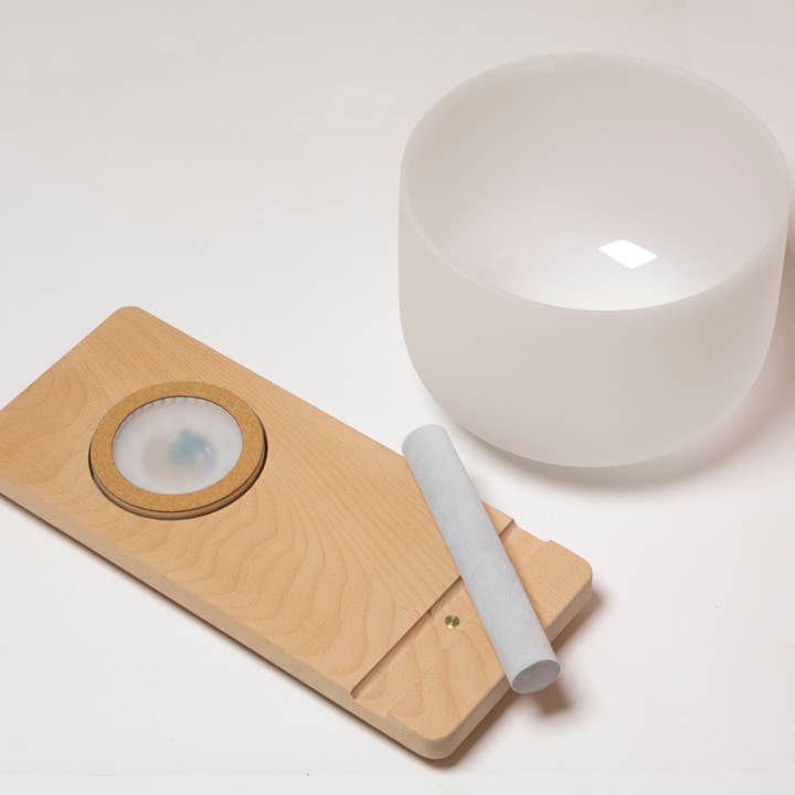 BinDesign – wholesale Accent/desk lamp – ZENLUMEN with 10'' singing bowl - Table lamp for relaxation2