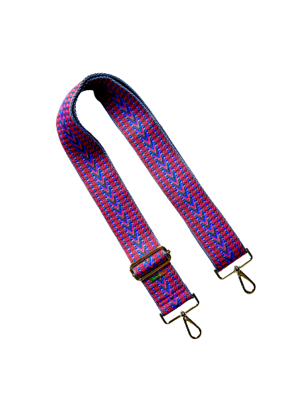 Thomas and Lee Company – wholesale Bag strap – women's – Mini Arrow Aztec Guitar Purse Strap - 5 colors Available0