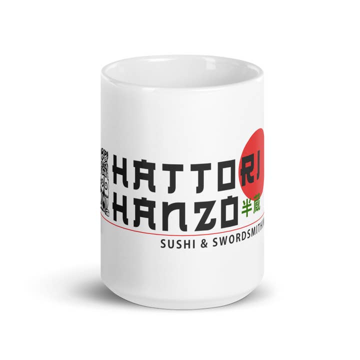 Art-O-Rama Shop - Wholesale Coffee Mug - Hattori Hanzo, Sushi and Swordsmithing from Kill Bill Mug4