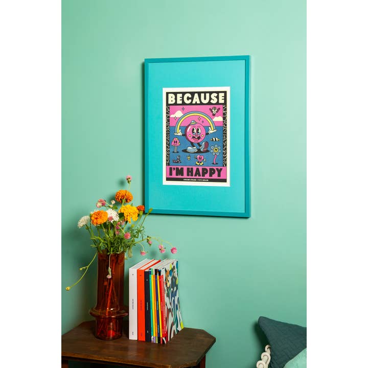 KIBLIND Atelier - Wholesale Poster - A3 poster - Yeye Weller - “Pharrell Williams — Because I'm Happy”