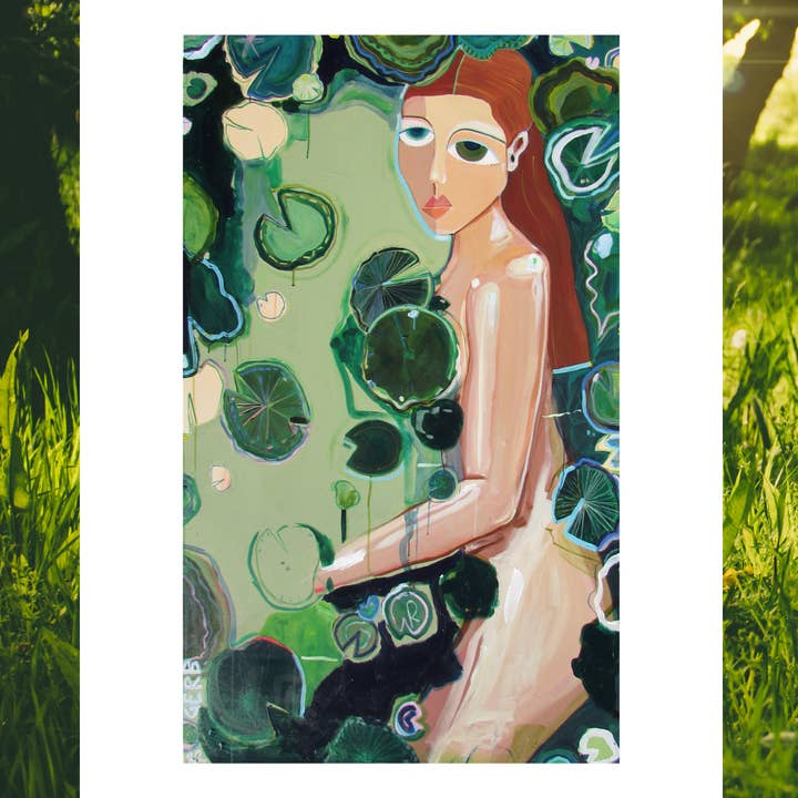 GERB - Wholesale Art Print - "Claudette in the Lillies" / ART PRINT1