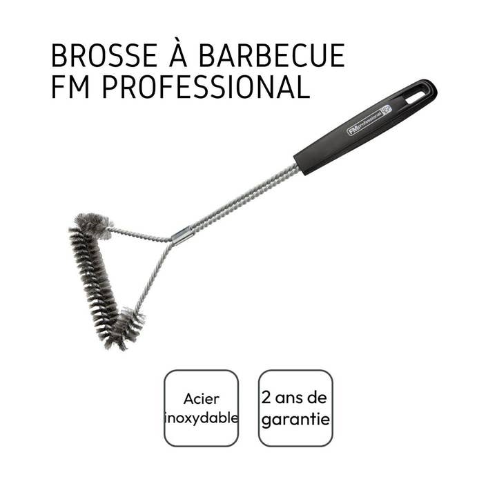 Zenker – Ferramentas para churrasco por atacado – Escova profissional para churrasco FM de 45 cm3