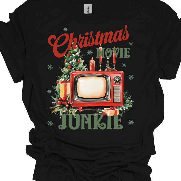 Camisola de viciado em filmes de Natal por atacado de The Jasper Boutique
