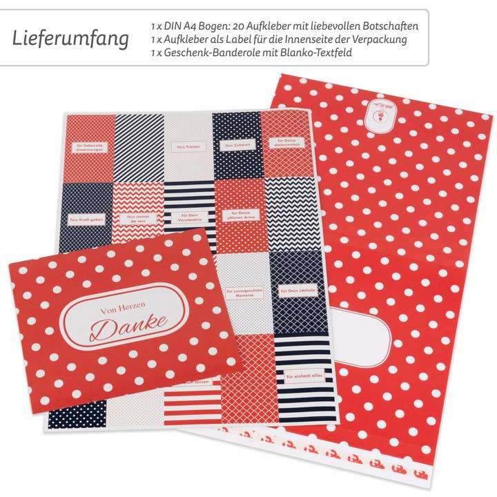 Für Mama, Papa, Oma oder Opa | Aufkleberset für Merci für den Großhandel von Netti li jae