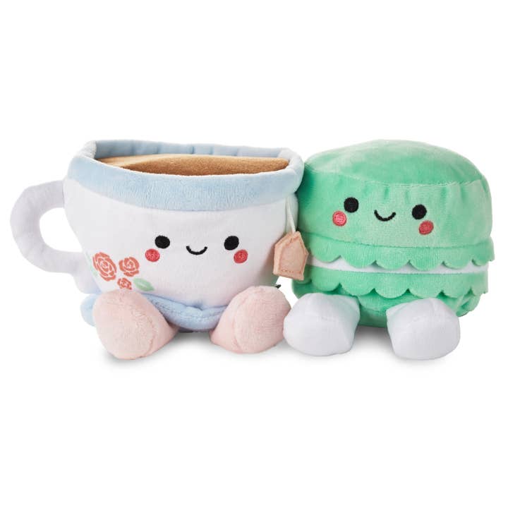 Better Together Tea & Macaron Magnetic Soft Toy Pair for wholesale by Hallmark