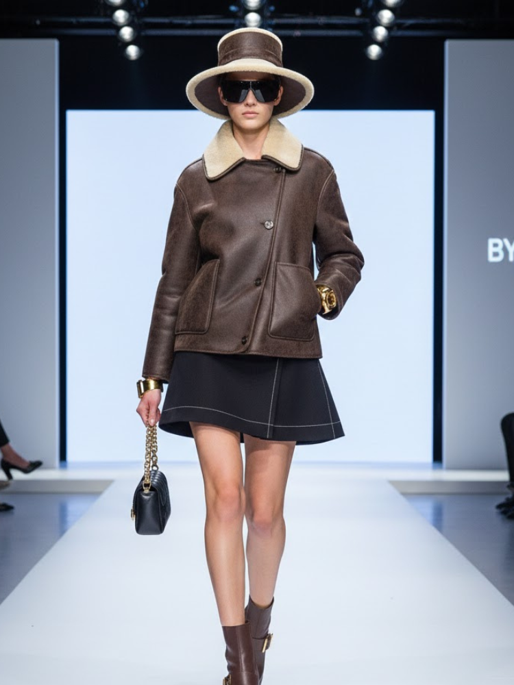 Chocolate Plush Jacket, Park Avenue | Women - BYMANYC ® New York for wholesale on Faire0