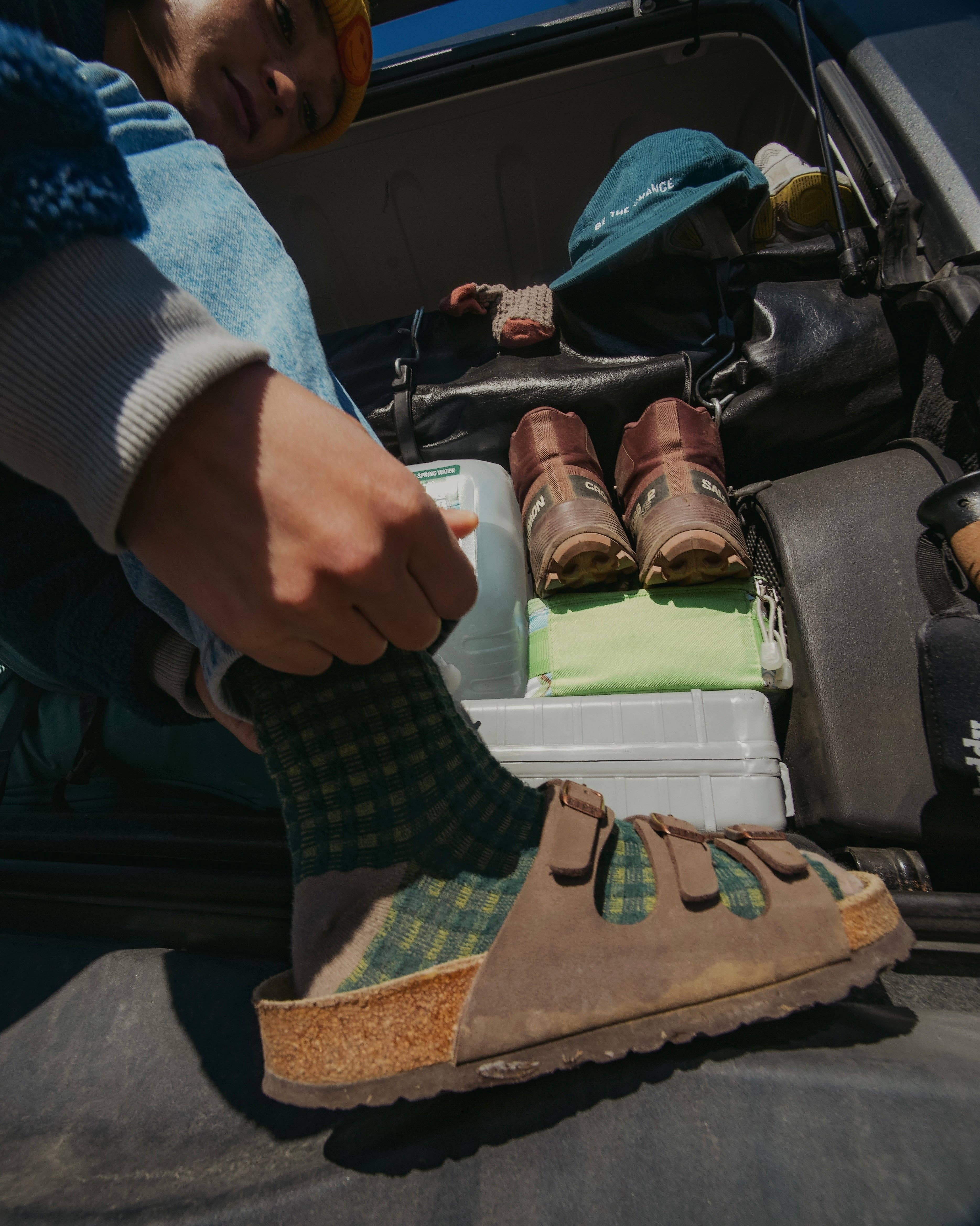 Beaten Path Co - Wholesale Socks - Unisex - JADE VINE KNIT SOCKS6