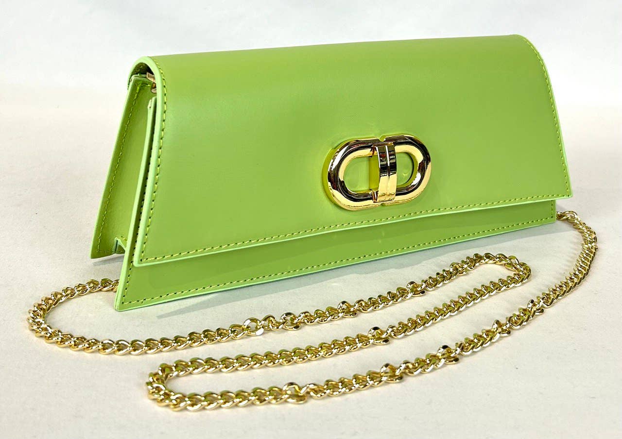 JIJOU CAPRI – Engroshandel Crossbodytaske - Dame – Italiensk Læder Chic Clutch Crossbody Guldkæde JIJOU CAPRI0