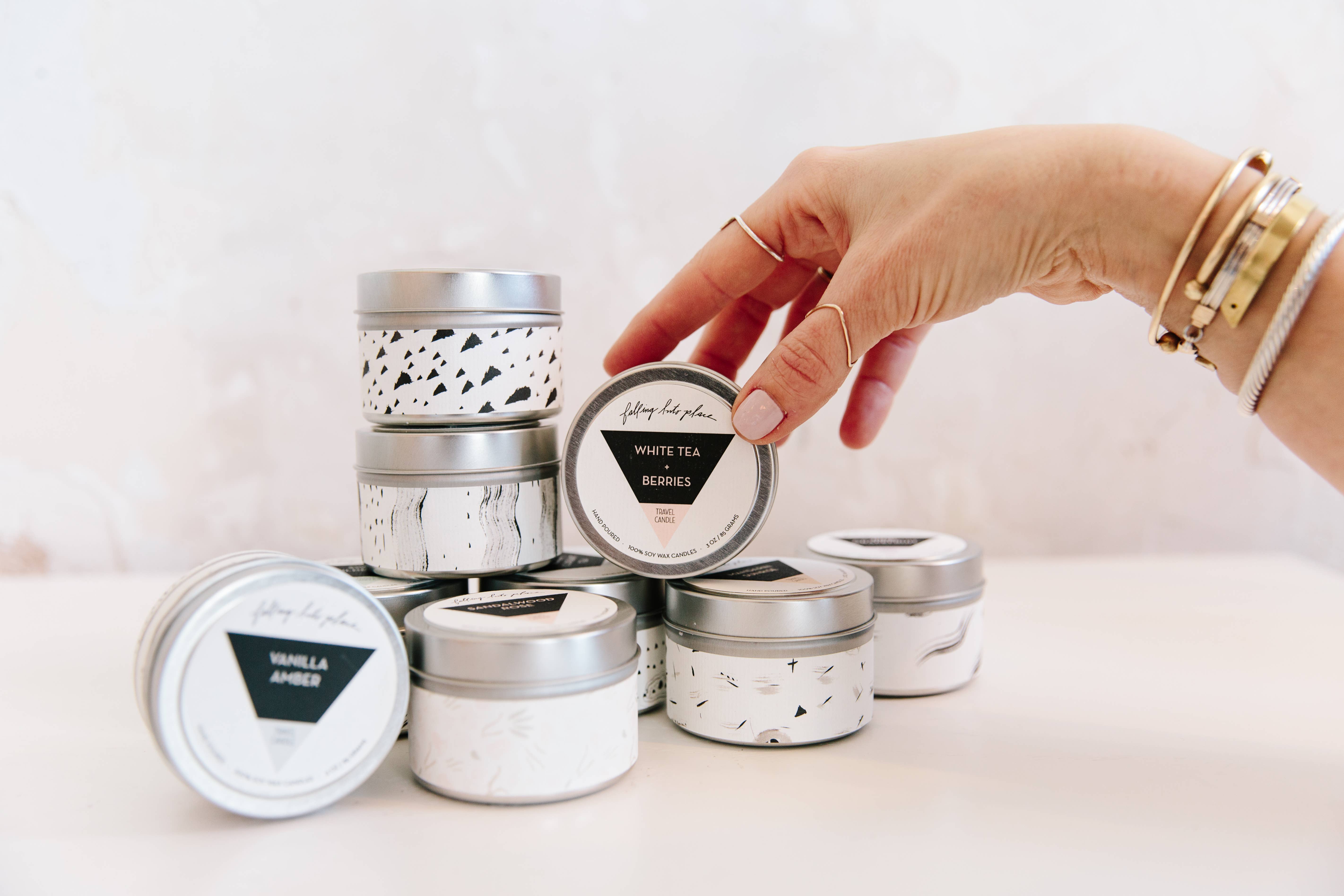 REMOVED BRAND - Wholesale Travel Candles - Black Currant Tea- Travel Candle6