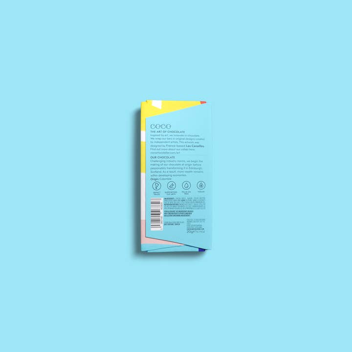 COCO Chocolatier - Wholesale Chocolate Bar - Isle of Skye Sea Salt Dark Mini Chocolate Bar (Pack of 24)