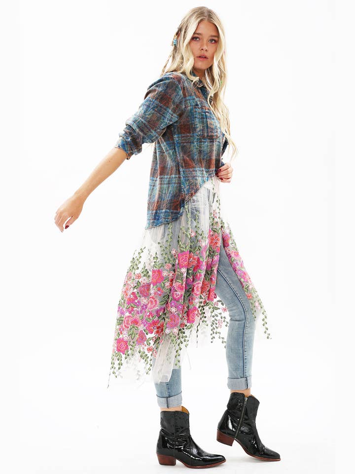 Wash Tianello Aratta ANASTASIA "MAXI SHIRT" Duster for wholesale on Faire