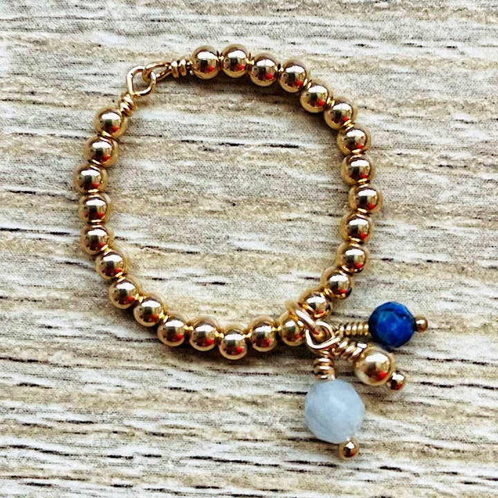 Bague Aigue marine Adèle pour la vente par YSIE