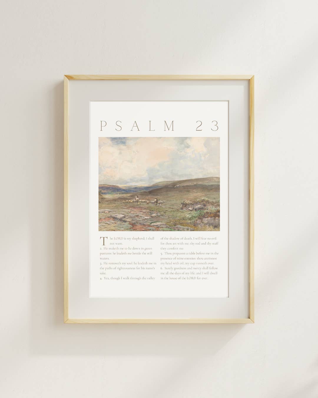 These Stones - Wholesale Art Print - Psalm 23 Art Print