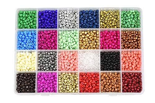 Mandala Crafts - Wholesale Beads - Glass Seed Beads Variety Pack for Jewelry Making11