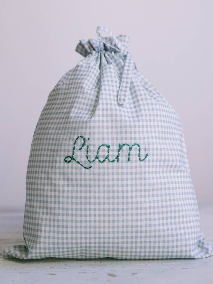 Pouch Vichy Green for wholesale by Noa de Cajou