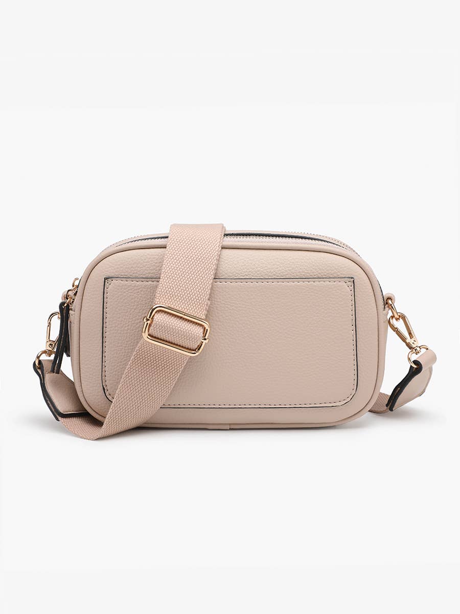 Jen & Co. – wholesale Axelväska - Dam – M2531 Sky Crossbody med dubbel dragkedja och dragficka7