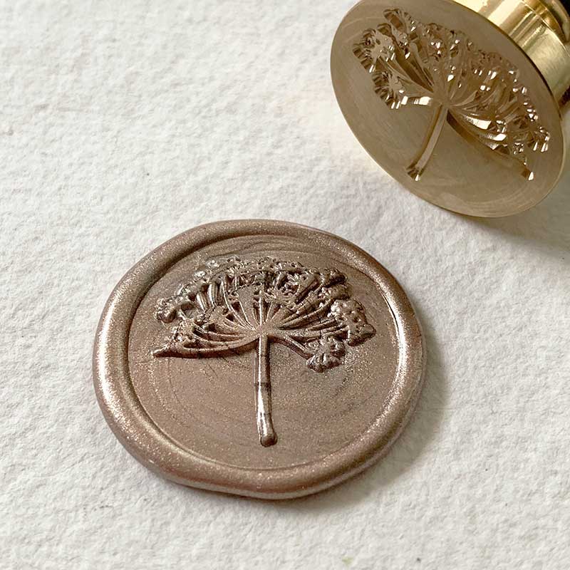 Imaginediy – wholesale Rubber/decorative stamp – Cow Parsley - Wax Seal0