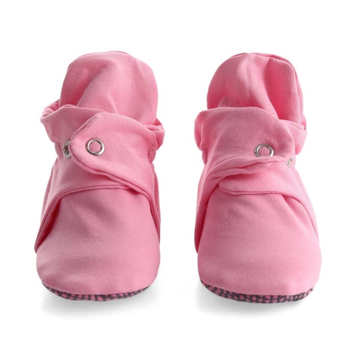 Bottines pour bébé en coton biologique, semelle antidérapante, coton Newborn B pour la vente par Ella Bonna