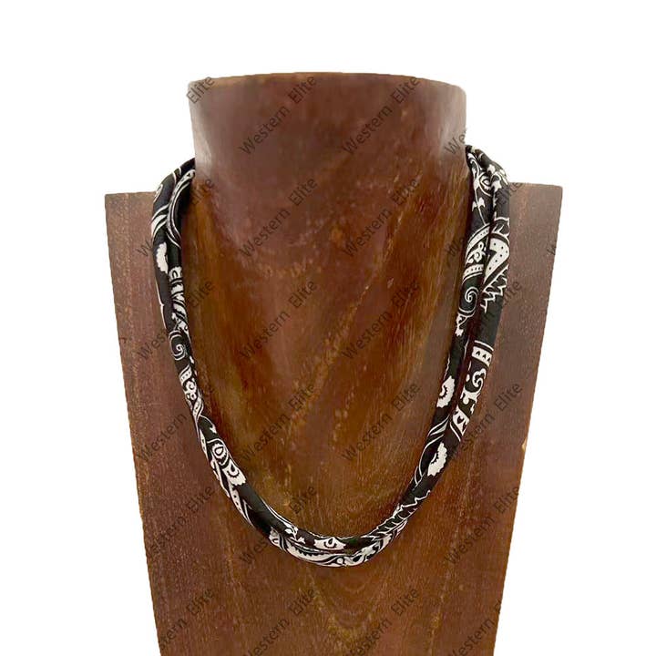 NKS251012-08-BLACK 16'' L Silk feeling scarf Necklace and other Purchase Wholesale extensiones cabello. Free Returns & Net 60 Terms on Faire trending on Faire.