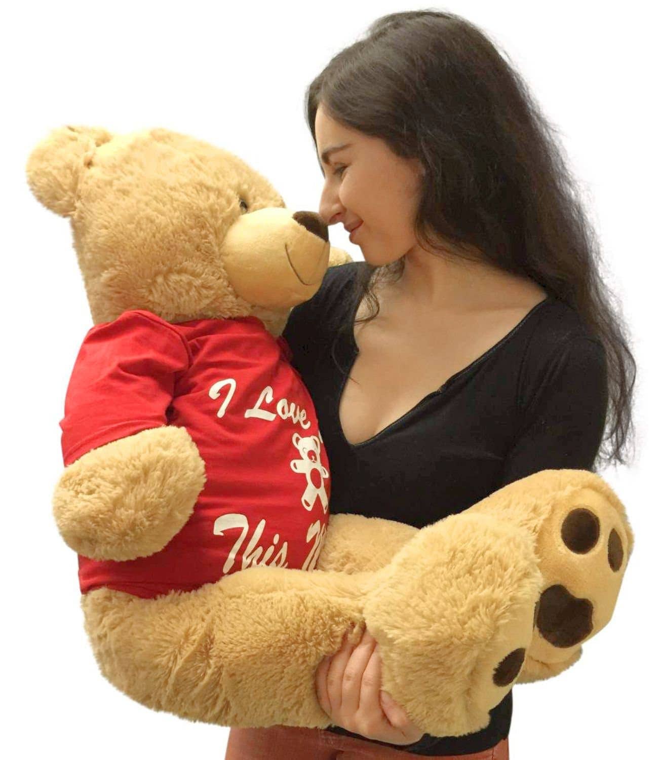 Big Plush - Vente Peluche – enfant et bébé - Ours en peluche géant de la Saint-Valentin, grande peluche douce de 36 pouces.2