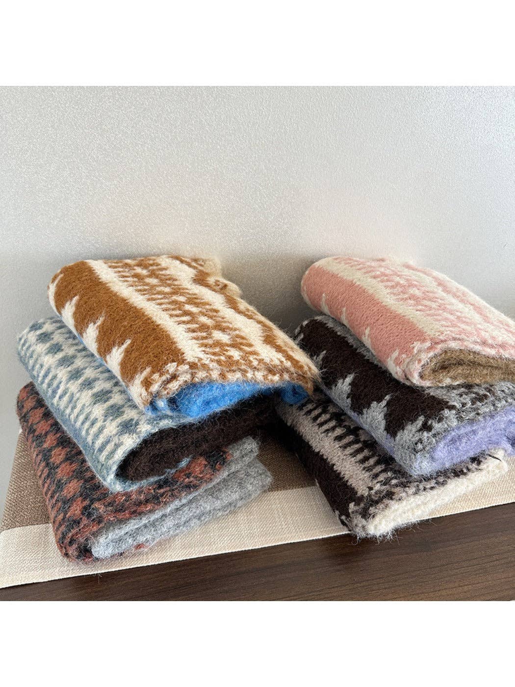 Funkyrel® Atzbranding Limited – Engroshandel Tørklæde - Dame – Scarvii - Vinter Dame Tørklæde - Blødt & Sød Chic9