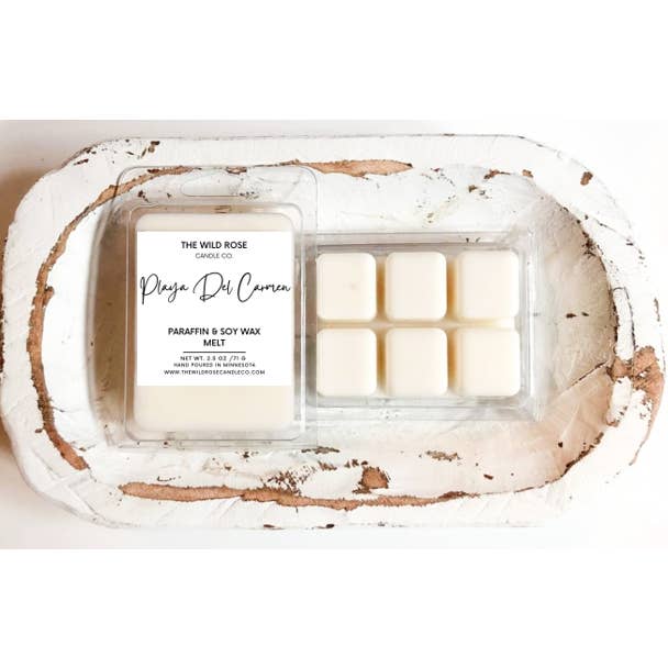 Playa Del Carmen Wax Melts for wholesale by The Wild Rose Candle Co.