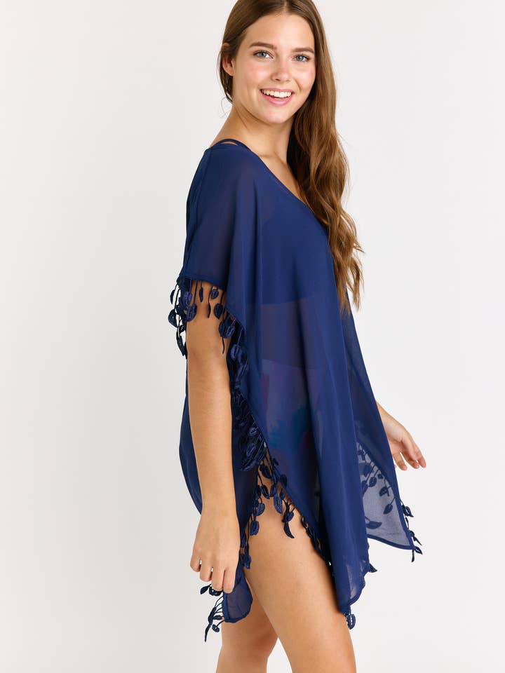 Calypsa - Wholesale Swim Cover Up - Women's - Chiffon Beach Cover Up5