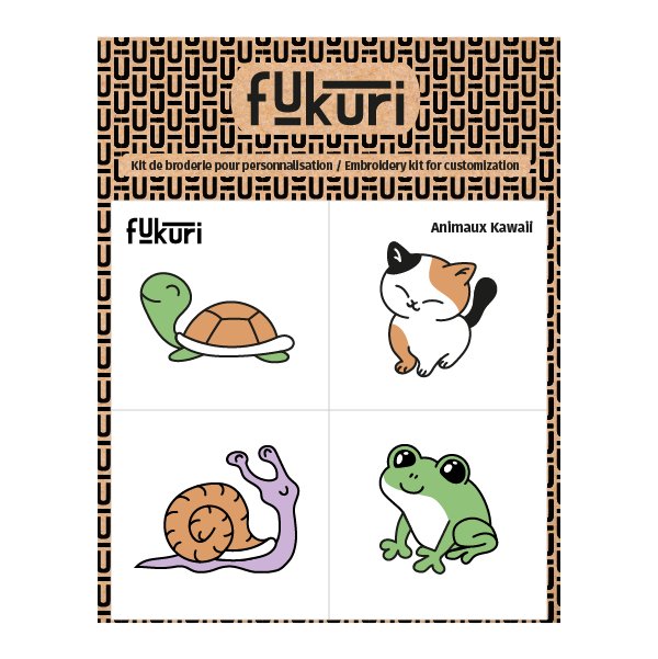 Fukuri – wholesale Sömnadskit – Broderi - Broderiplatta - Kawaii-djur0