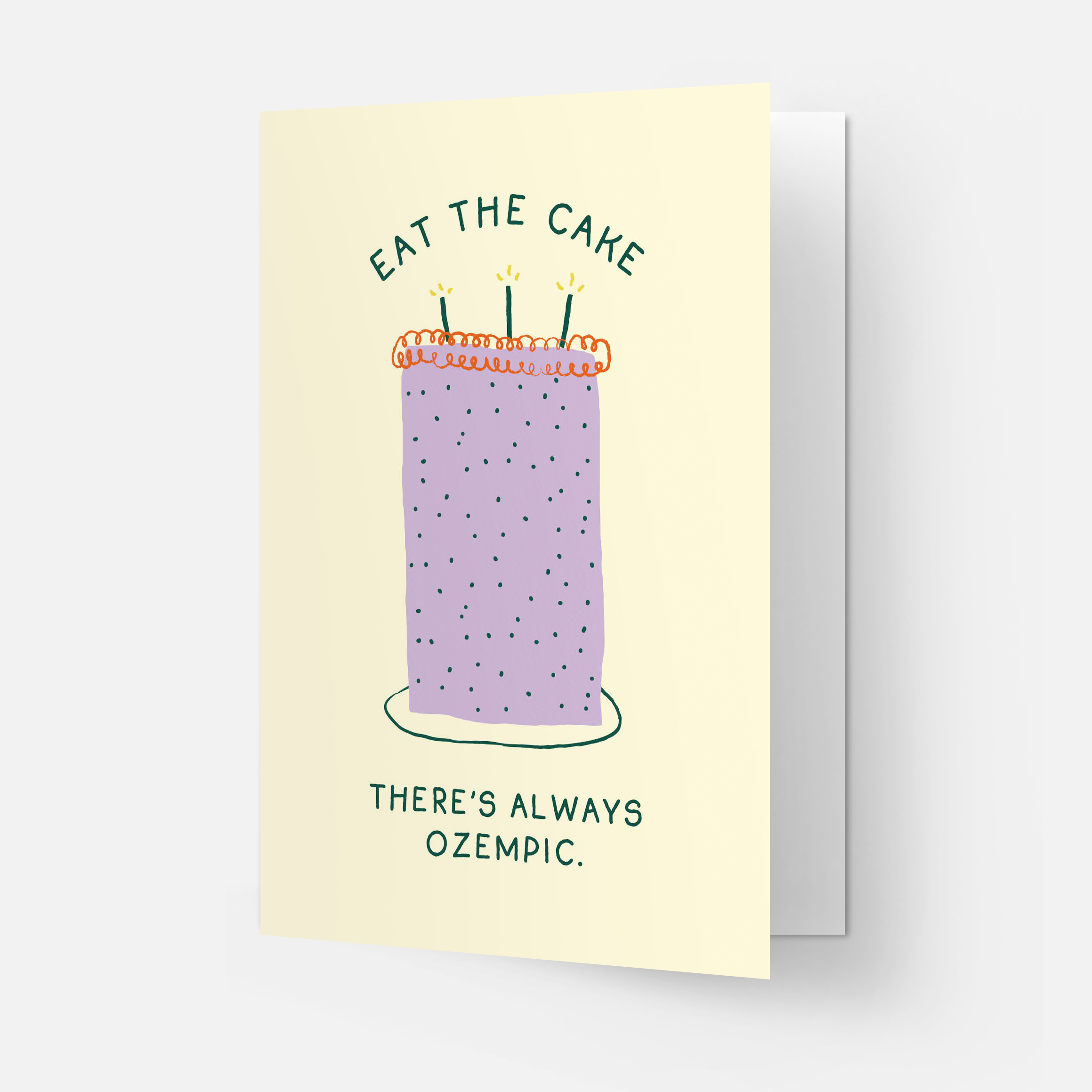 Kaart Blanche - Wholesale Birthday Card - Eat the cake - greeting card1