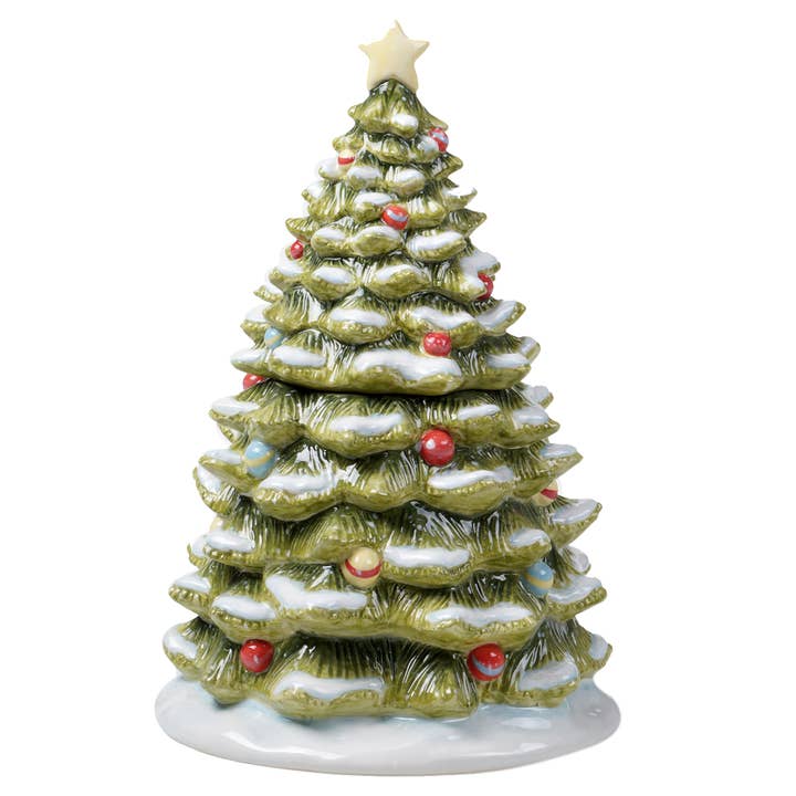 Certified International – Großhandel Keksdosen – Evergreen Christmas 3-D Keksdose — Baum