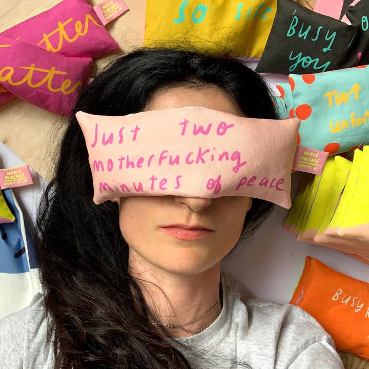 Nicola Rowlands - Wholesale Spa/Therapy Pillow - Two MF minutes lavender eyebag2